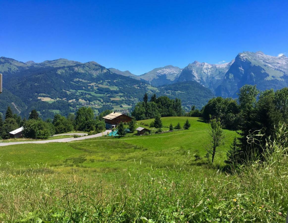 Ferienwohnung Le Coeur Tartan Samoëns Exterior foto