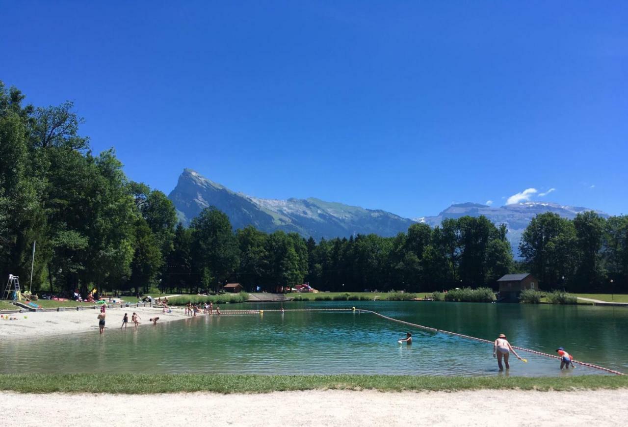 Ferienwohnung Le Coeur Tartan Samoëns Exterior foto
