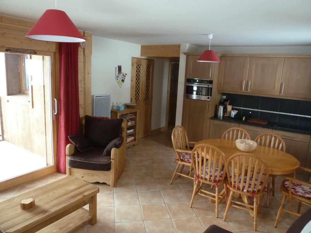 Ferienwohnung Le Coeur Tartan Samoëns Exterior foto